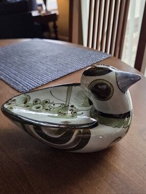 Ken Edwards El Palonar Tonala Pottery Bird Soap Dish